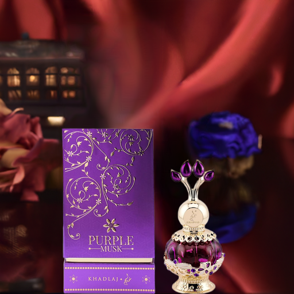 Khadlaj Purple Musk Concentrated Perfume Oil for Women