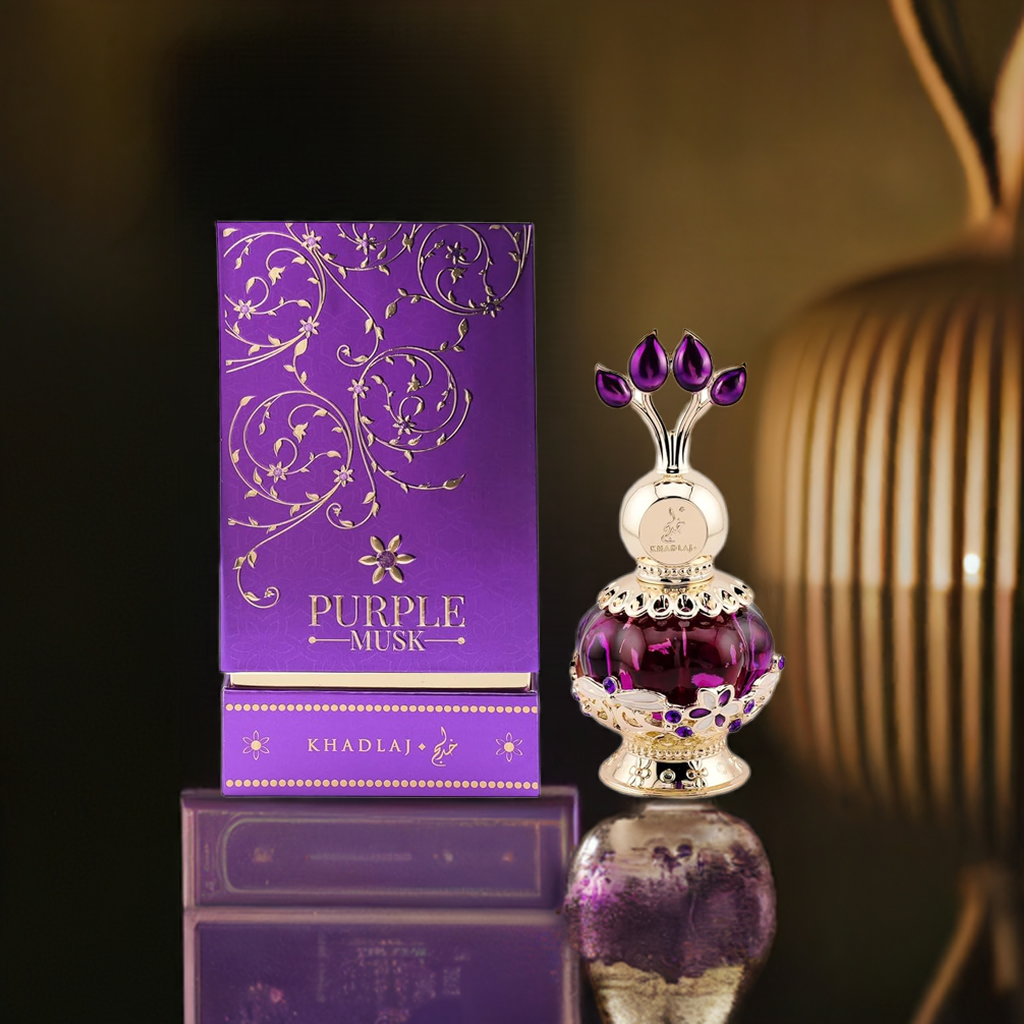 Khadlaj Purple Musk Concentrated Perfume Oil for Women