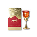Bahiya Ruby perfume in decorative box with red and gold accents, women’s fragrance