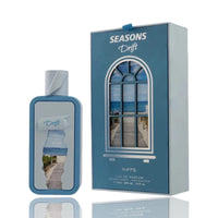 Fragrance box with beach scene and spray bottle