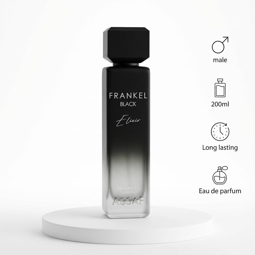 Assaf Frankel Black Elixir Eau de Parfum For Men 200ml