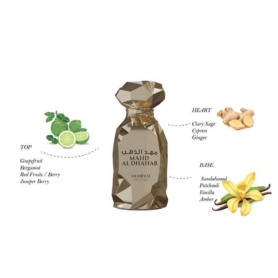 ARABIYAT PRESTIGE MAHD AL DHAHAB EAU DE PARFUM FOR UNISEX