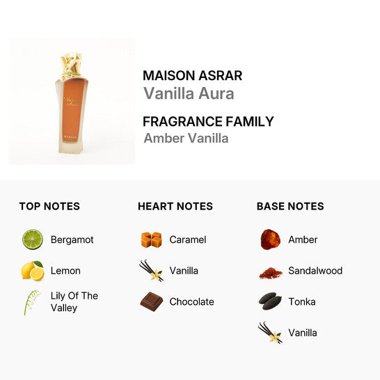 Maison Asrar Vanilla Aura EDP Spray 3.4 oz for Unisex