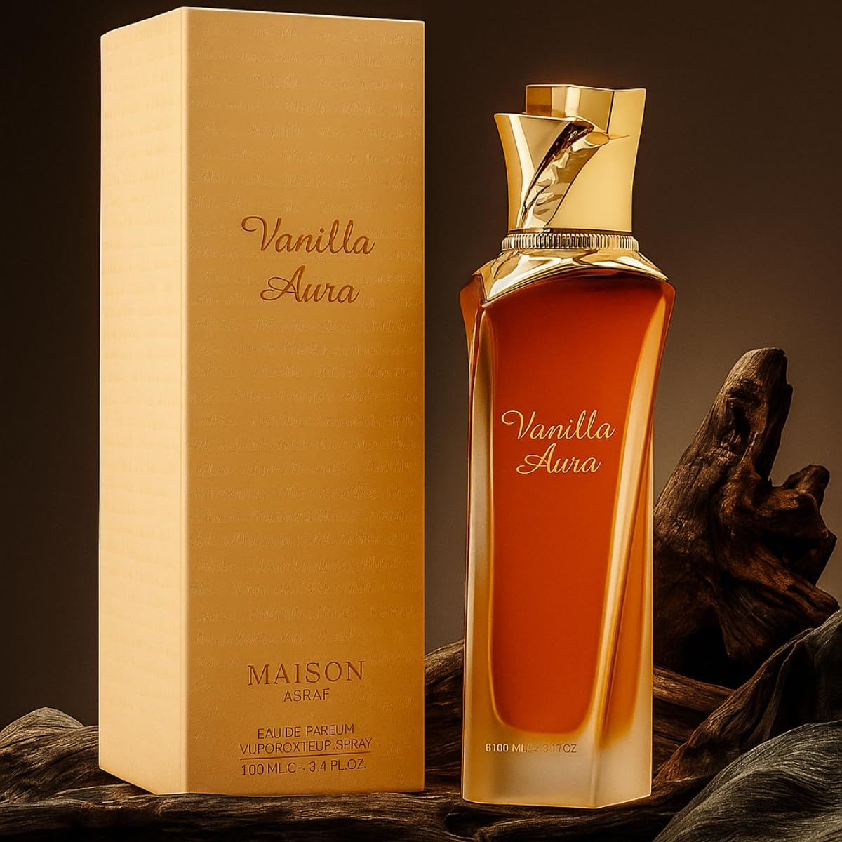 Maison Asrar Vanilla Aura EDP Spray 3.4 oz for Unisex